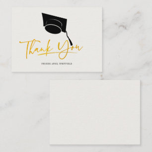 Tarjeta Pequeña Tapa de graduación 2026 Agradecimiento de graduaci