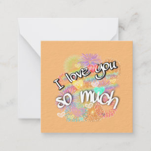 Tarjeta Pequeña te amo