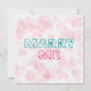 Tarjeta Pequeña ¿Te Casarás Conmigo? Mi Corazón Dulce