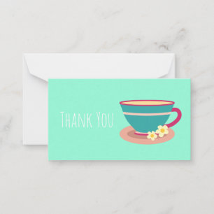 Tarjeta Pequeña Té de camomila para los amantes del té gracias