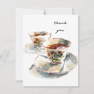 Tarjeta Pequeña Té para dos