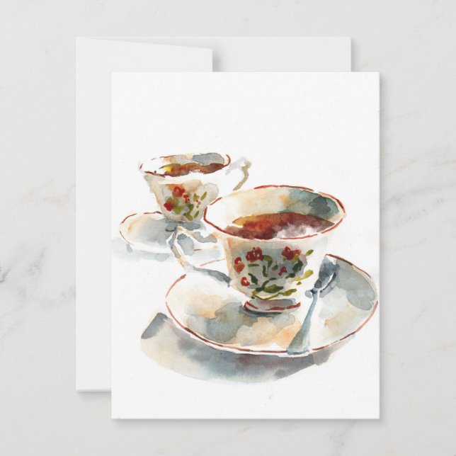 Tarjeta Pequeña Té para dos (Anverso)