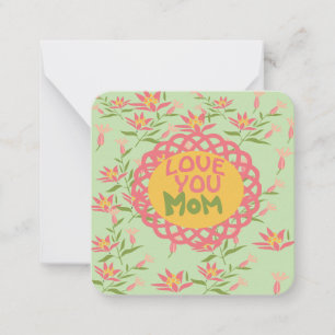 Tarjeta Pequeña Te quiero mamá 