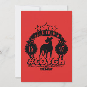 Tarjeta Pequeña Ted Lasso AFC Richmond #COYGH