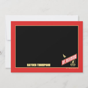 Tarjeta Pequeña Ted Lasso   Banner atlético AFC Richmond