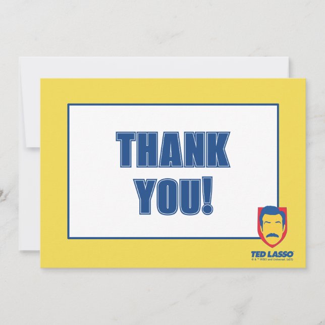 Tarjeta Pequeña Ted Lasso | Icono de cara (Anverso)