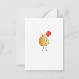 Tarjeta Pequeña Tema de garbanzo, diseño de garbanzo