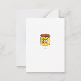 Tarjeta Pequeña Tema de miel, personaliza Honey,