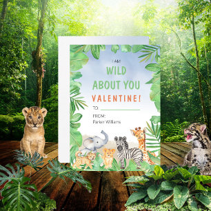 Tarjeta Pequeña Tema De Safari Que Estoy Encantado Por Tu El día d