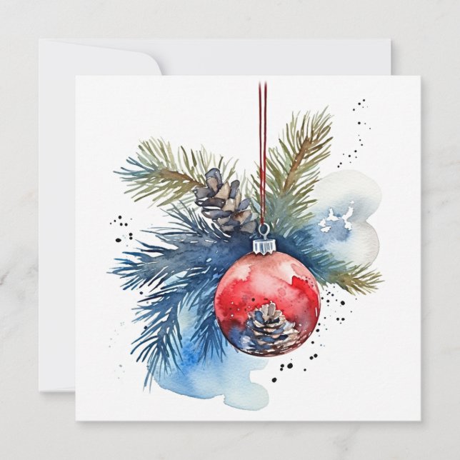 Tarjeta Pequeña "Temporada de esperanza: Bendiciones de Navidades" (Anverso)