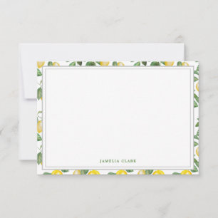 Tarjeta Pequeña Temporada de limón