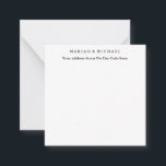 Tarjeta Pequeña Tendencia de boda minimalista profesional nombre d<br><div class="desc">Quienes lo vean dirán qué diseño tan simple y no podrán quitarle los ojos de encima a este producto. Es un diseño perfecto muy elegante,  muy estético y muy simple. Con tanta simplicidad,  reflejarás inmediatamente qué personalidad tan refinada tienes y la sensibilidad en tu trabajo.</div>