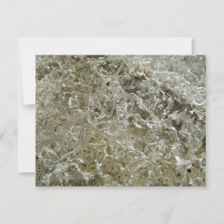 Tarjeta Pequeña Textura De La Naturaleza Del Resumen De Hielo Glac
