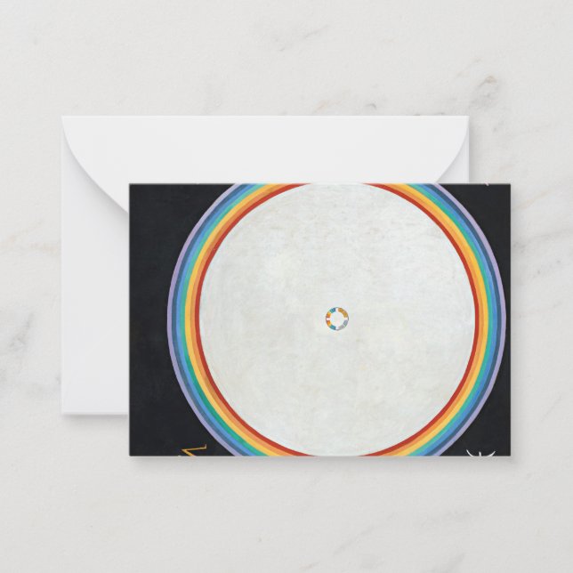Tarjeta Pequeña The Dove, No.14. de Hilma af Klint (Anverso)