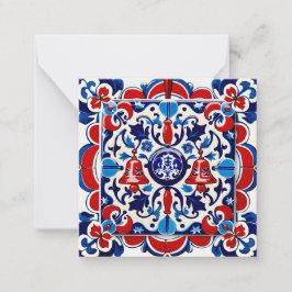 Tarjeta Pequeña The Portuguese Tile and the Christmas Bell
