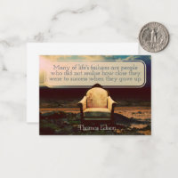 Thomas Edison cita Inspiradora "Fracasos"