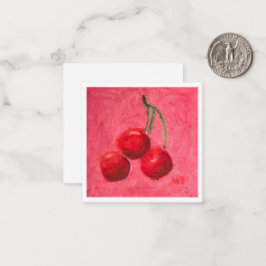 Tarjeta Pequeña Three Cherries