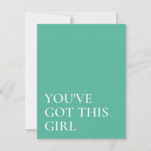 Tarjeta Pequeña Tienes esta cita Inspiradora