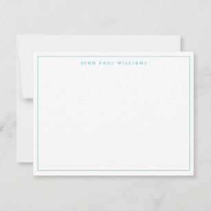 Tarjeta Pequeña Tiffany Moderno Profesional Feminino Borde delgado