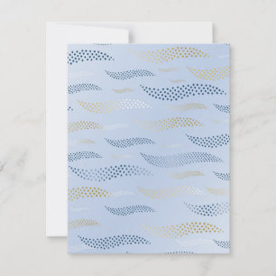 Tarjeta Pequeña Tigre de ondas (patrón estilizado) 4