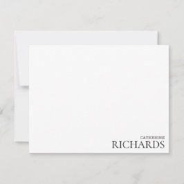 Tarjeta Pequeña Tipografía básica minimalista