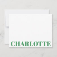Tipografía Negrita Personalizada Nombre Verde Kell