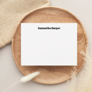 Tarjeta Pequeña Tipografía Negrita Retro Vintage Minimalista