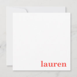 Tarjeta Pequeña Tipografía personalizada en negrita