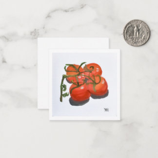 Tarjeta Pequeña Tomates en el vino