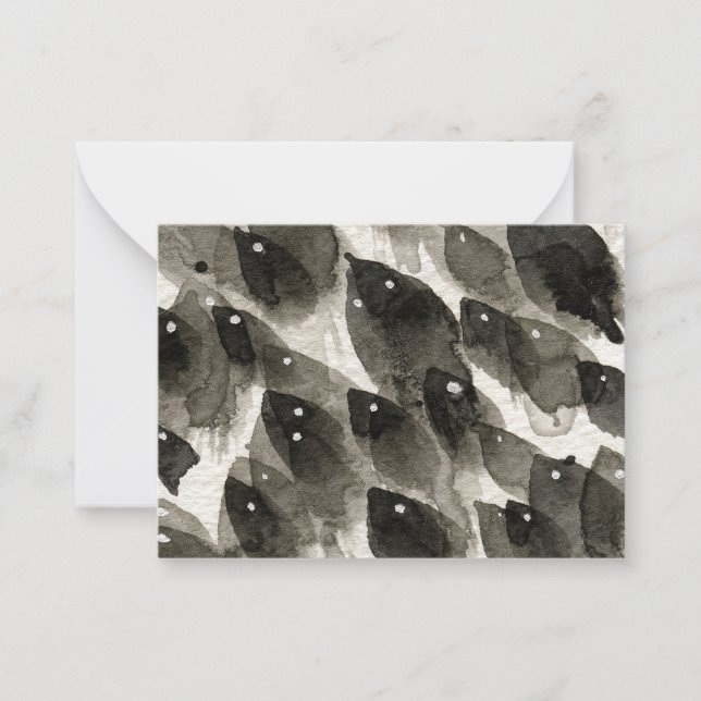 Tarjeta Pequeña Tormenta de peces (Anverso)