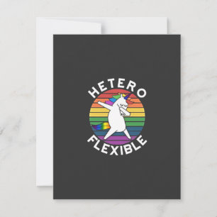 Tarjeta Pequeña Traspaso bisexual LGBT lésbico heterosexual hetero