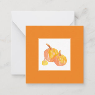 Tarjeta Pequeña Tres Calabazas