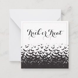 Tarjeta Pequeña Trick o Trek Halloween Pop By