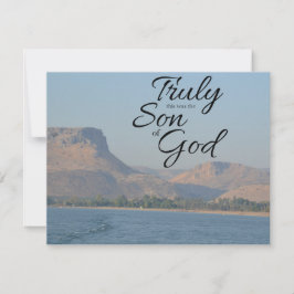 Tarjeta Pequeña Truly the Son of God Flat Notecard