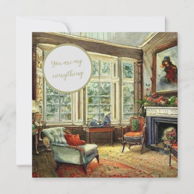 Tarjeta Pequeña Tú eres todo lo mío (Anverso)