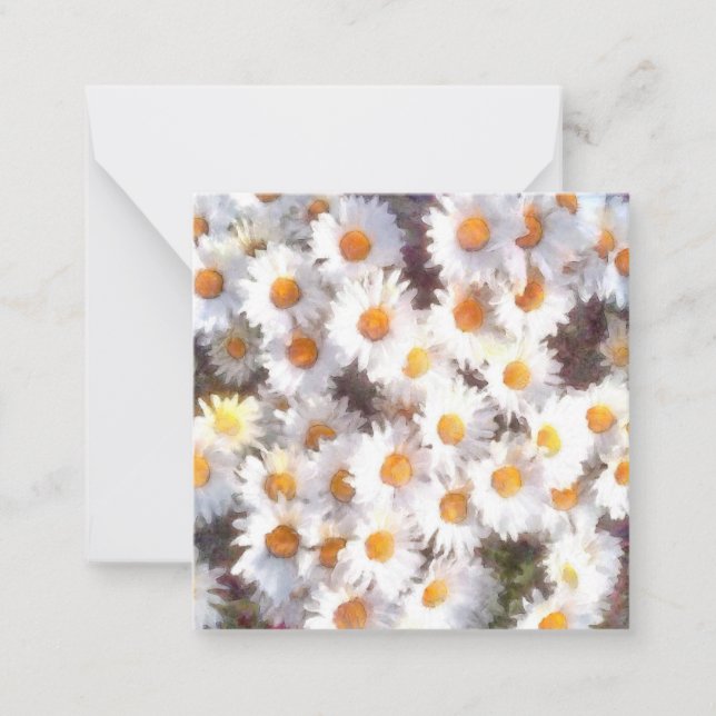 Tarjeta Pequeña Tumba de flores silvestres de primavera (Anverso)