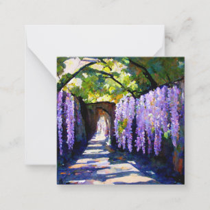 Tarjeta Pequeña Túnel de glicinia