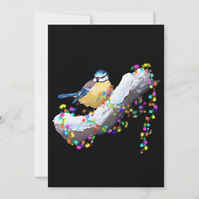 Tarjeta Pequeña Twinkle Twinkle Little Tit (Anverso)