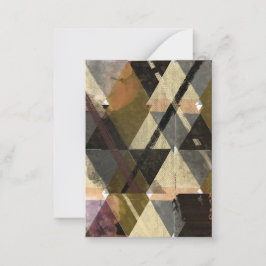 Tarjeta Pequeña Un diseño abstracto moderno