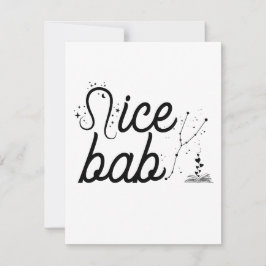 Tarjeta Pequeña Un dulce saludo para un bebé recién nacido