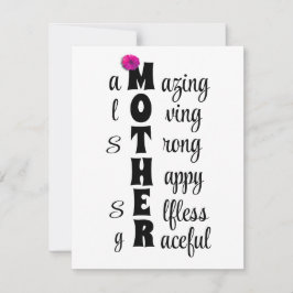 Tarjeta Pequeña Un Hermoso Tributo al Amor y la Fortaleza de Mamá