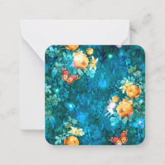 Tarjeta Pequeña Una hada en el diseño de la serie Garden 11