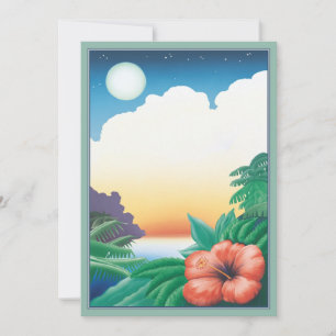 Tarjeta Pequeña Una Noche En Los Tropicales ©