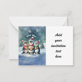 Tarjeta Pequeña Únase a nuestro Intercambio de cookies - Invitació