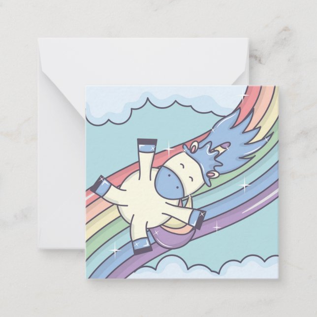 Tarjeta Pequeña Unicornio (Anverso)