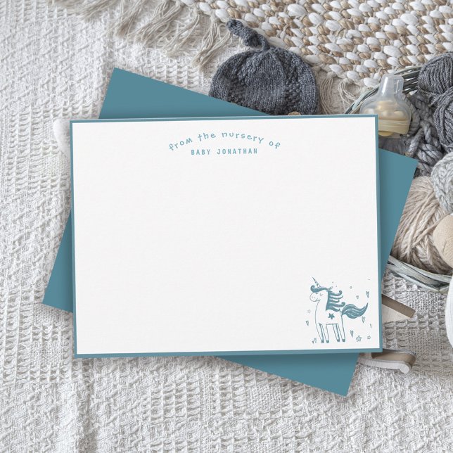 Tarjeta Pequeña Unicornio Mágico del Cuarto de los Niños (Subido por el creador)