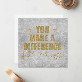 Tarjeta Pequeña Usted Hace La Diferencia