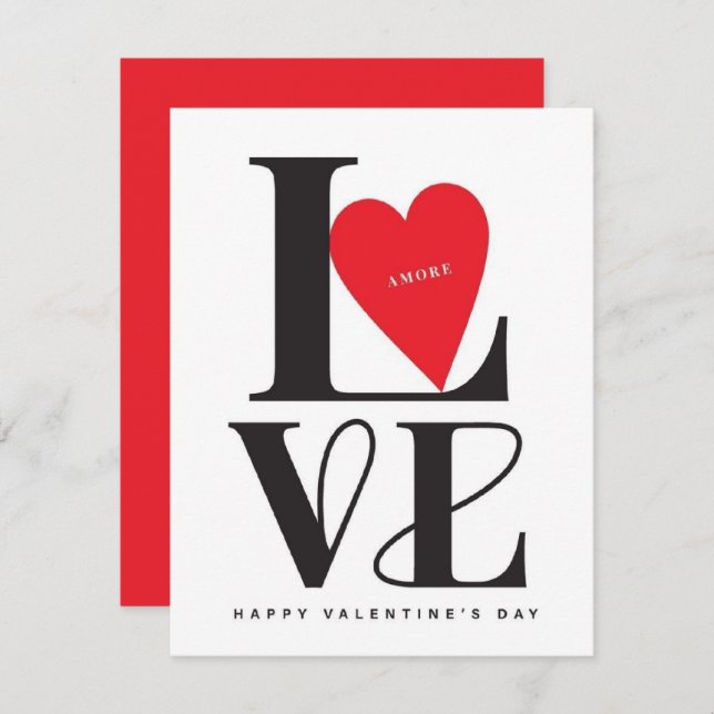 Tarjeta Pequeña Valentine's Day  Be Mine Valentine's Day Card (Anverso / Reverso)