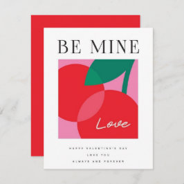 Tarjeta Pequeña Valentine's Day  Be Mine Valentine's Day Card