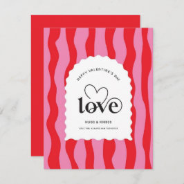 Tarjeta Pequeña Valentine's Day  Be Mine Valentine's Day Card
